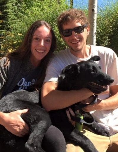 Adopter Tori and Alex Dog Styx 2015