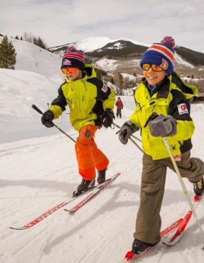 young skiers - photo cred Xavier Fane