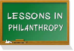 Lessons in Philanthropy Article